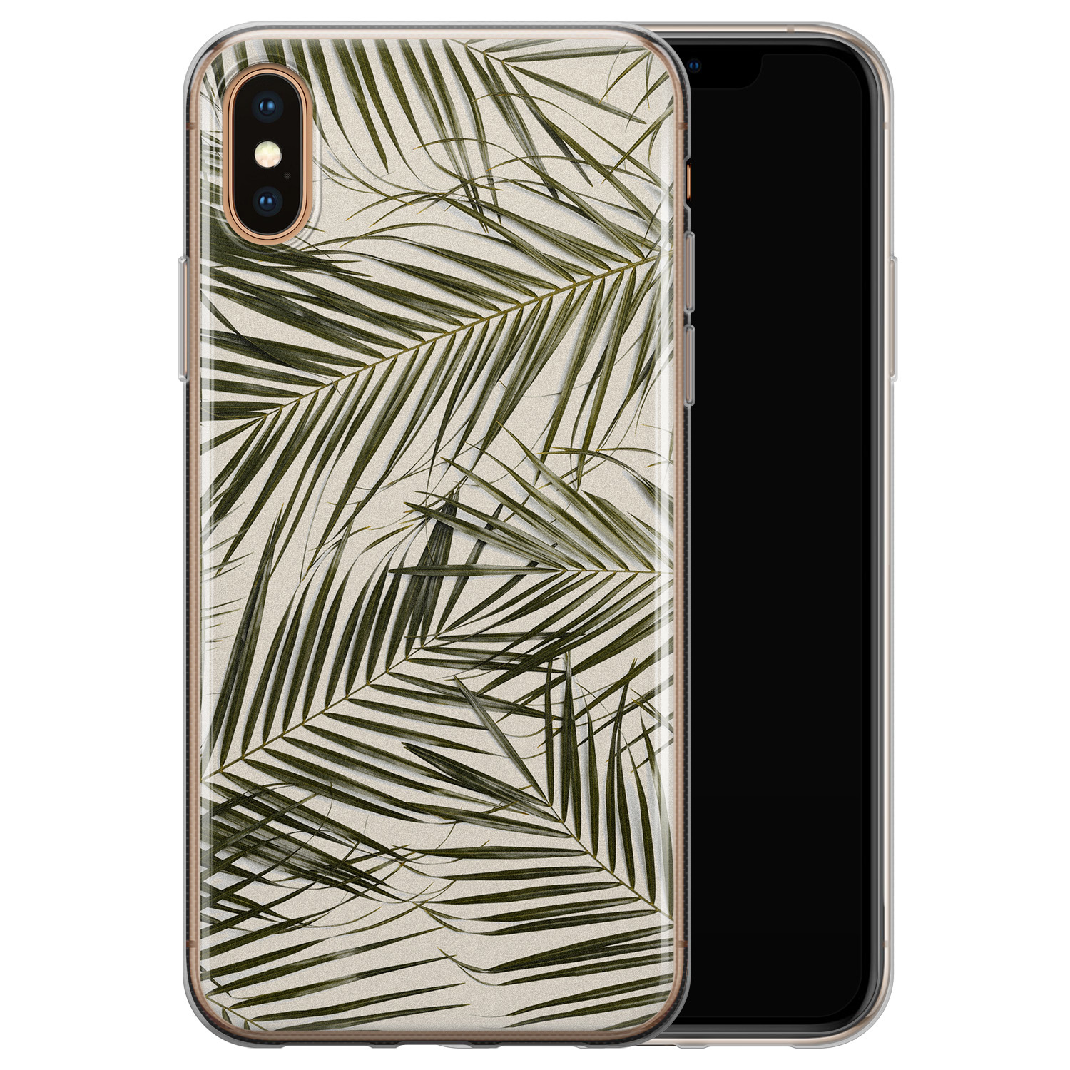 Leuke Telefoonhoesjes iPhone XS Max siliconen hoesje - Leave me alone