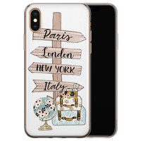 Leuke Telefoonhoesjes iPhone XS Max siliconen hoesje - Where to go next