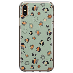 Leuke Telefoonhoesjes iPhone XS Max siliconen hoesje - Baby leo