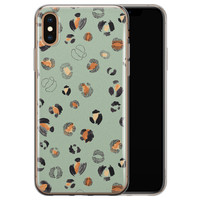 Leuke Telefoonhoesjes iPhone XS Max siliconen hoesje - Baby leo