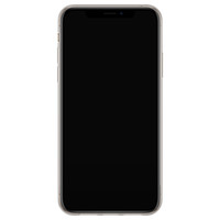 Leuke Telefoonhoesjes iPhone XS Max siliconen hoesje - Marmer zwart goud