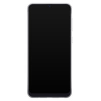 Leuke Telefoonhoesjes Samsung Galaxy A70 siliconen hoesje - Abstract gezicht lijnen