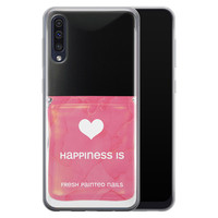 Leuke Telefoonhoesjes Samsung Galaxy A70 siliconen hoesje - Nagellak