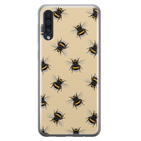 Leuke Telefoonhoesjes Samsung Galaxy A70 siliconen hoesje - Bee happy