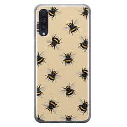 Leuke Telefoonhoesjes Samsung Galaxy A70 siliconen hoesje - Bee happy