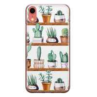 Leuke Telefoonhoesjes iPhone XR siliconen hoesje - Cactus