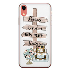 Leuke Telefoonhoesjes iPhone XR siliconen hoesje - Where to go next