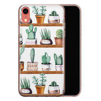 Leuke Telefoonhoesjes iPhone XR siliconen hoesje - Cactus