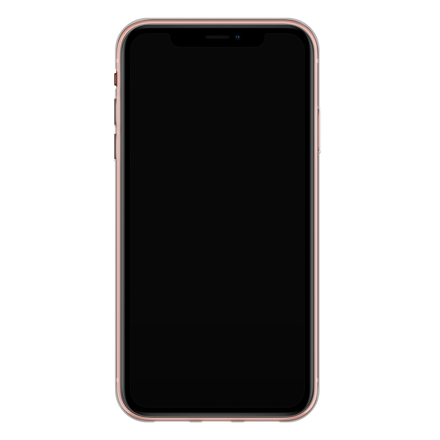 Leuke Telefoonhoesjes iPhone XR siliconen hoesje - Luipaard grijs