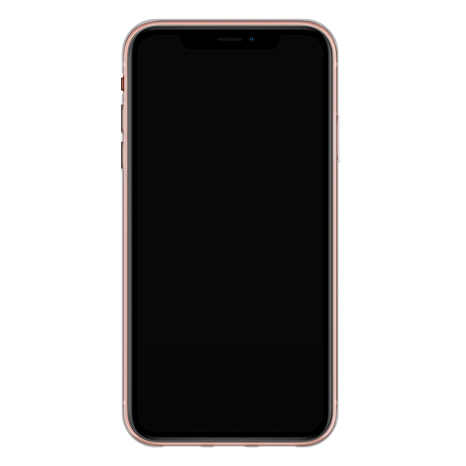 Leuke Telefoonhoesjes iPhone XR siliconen hoesje - Marmer roze goud