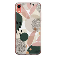 Leuke Telefoonhoesjes iPhone XR siliconen hoesje - Abstract print