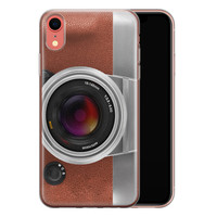 Leuke Telefoonhoesjes iPhone XR siliconen hoesje - Vintage camera