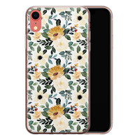 Leuke Telefoonhoesjes iPhone XR siliconen hoesje - Lovely flower