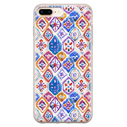 Leuke Telefoonhoesjes iPhone 8 Plus/7 Plus siliconen hoesje - Boho vibe