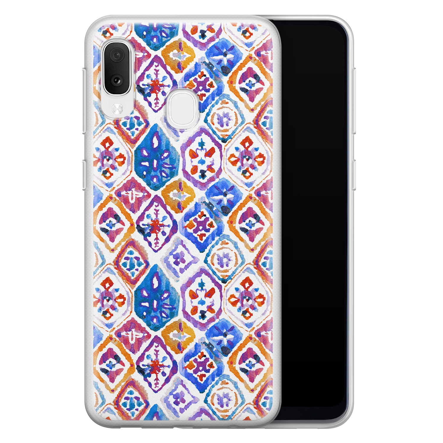 Leuke Telefoonhoesjes Samsung Galaxy A20e siliconen hoesje - Boho vibe