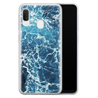 Leuke Telefoonhoesjes Samsung Galaxy A20e siliconen hoesje - Ocean blue