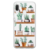 Leuke Telefoonhoesjes Samsung Galaxy A20e siliconen hoesje - Cactus