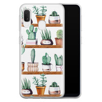 Leuke Telefoonhoesjes Samsung Galaxy A20e siliconen hoesje - Cactus