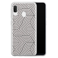 Leuke Telefoonhoesjes Samsung Galaxy A20e siliconen hoesje - Geometrisch