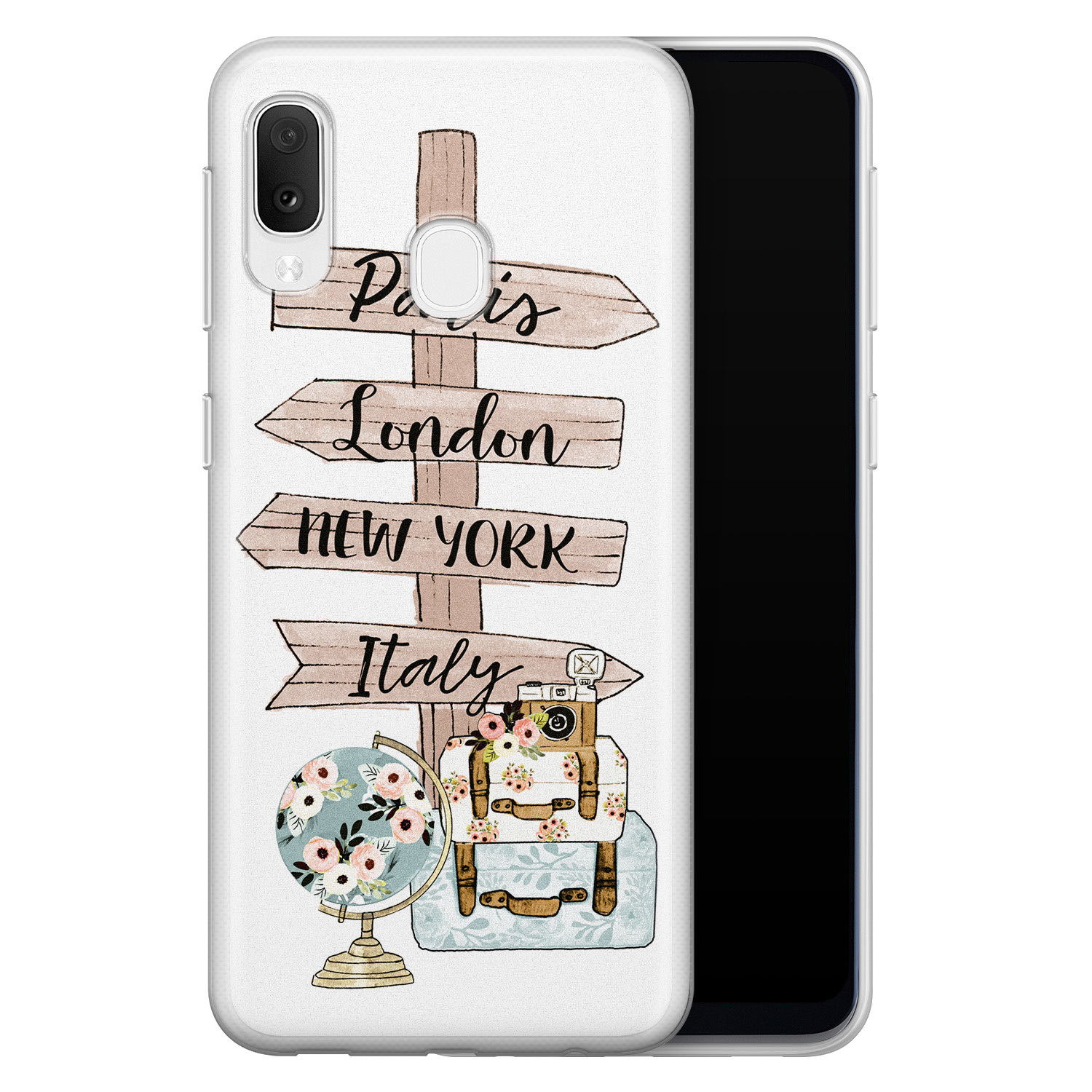 Leuke Telefoonhoesjes Samsung Galaxy A20e siliconen hoesje - Where to go next