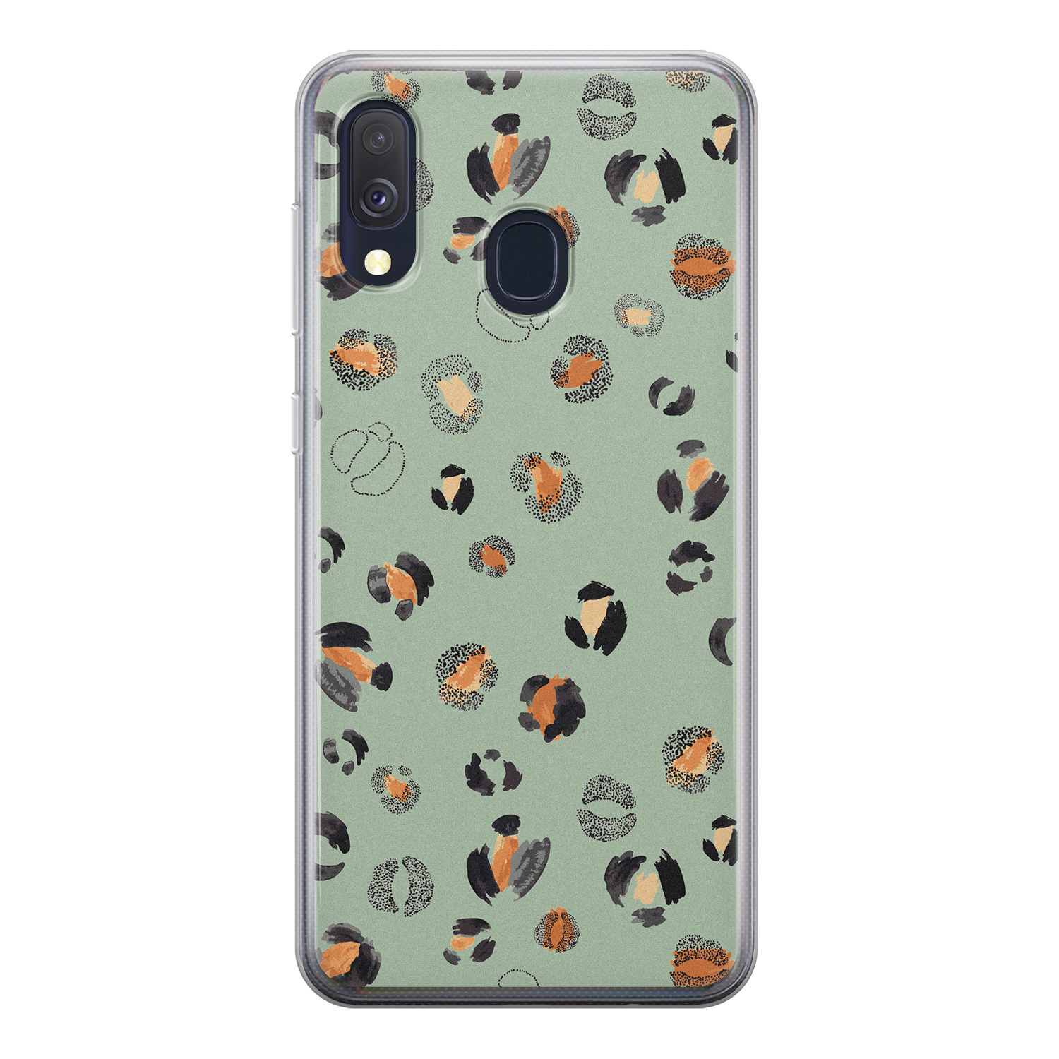 Leuke Telefoonhoesjes Samsung Galaxy A40 siliconen hoesje - Baby leo