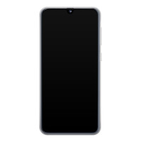 Leuke Telefoonhoesjes Samsung Galaxy A40 siliconen hoesje - Marmer roze grijs