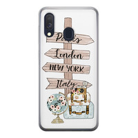 Leuke Telefoonhoesjes Samsung Galaxy A40 siliconen hoesje - Where to go next