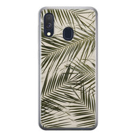 Leuke Telefoonhoesjes Samsung Galaxy A40 siliconen hoesje - Leave me alone