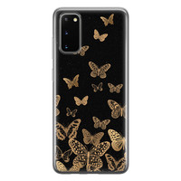 Leuke Telefoonhoesjes Samsung Galaxy S20 siliconen hoesje - Vlinders