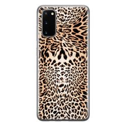 Leuke Telefoonhoesjes Samsung Galaxy S20 siliconen hoesje - Wild animal