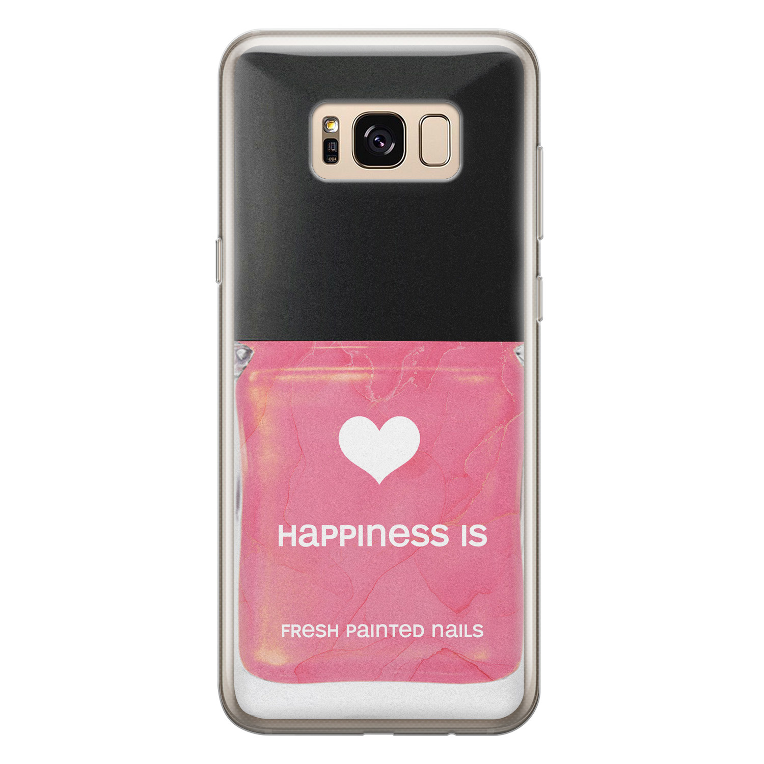 Leuke Telefoonhoesjes Samsung Galaxy S8 siliconen hoesje - Nagellak