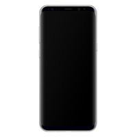 Leuke Telefoonhoesjes Samsung Galaxy S8 siliconen hoesje - Marmer zwart bruin