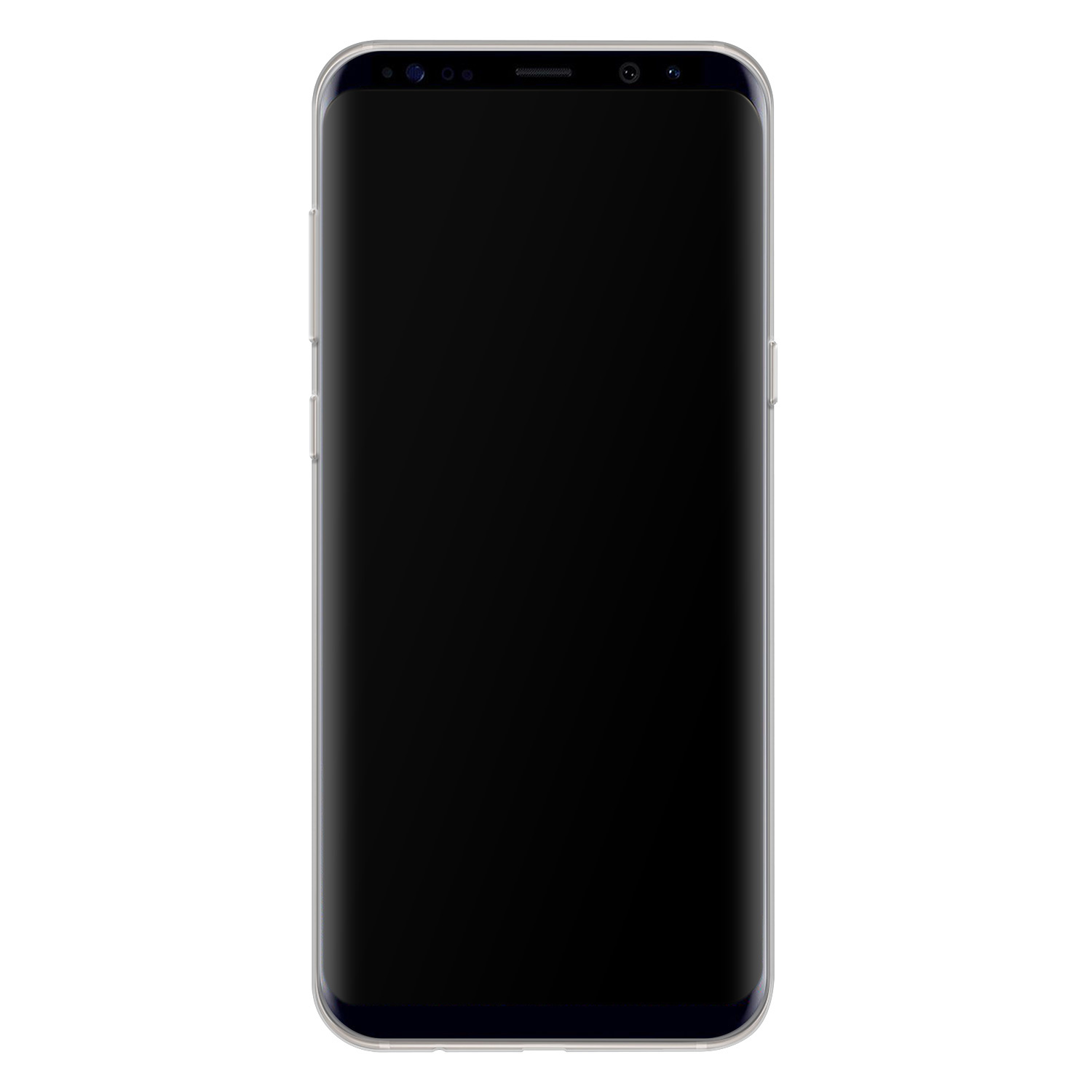 Leuke Telefoonhoesjes Samsung Galaxy S8 siliconen hoesje - Marmer zwart bruin