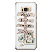 Leuke Telefoonhoesjes Samsung Galaxy S8 siliconen hoesje - Where to go next