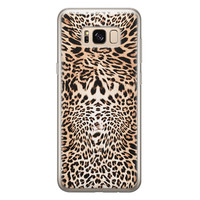 Leuke Telefoonhoesjes Samsung Galaxy S8 siliconen hoesje - Wild animal