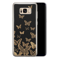 Leuke Telefoonhoesjes Samsung Galaxy S8 siliconen hoesje - Vlinders