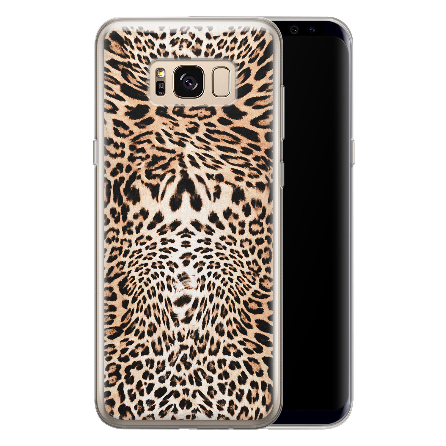 Leuke Telefoonhoesjes Samsung Galaxy S8 siliconen hoesje - Wild animal