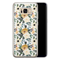 Leuke Telefoonhoesjes Samsung Galaxy S8 siliconen hoesje - Lovely flower