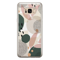 Leuke Telefoonhoesjes Samsung Galaxy S8 siliconen hoesje - Abstract print