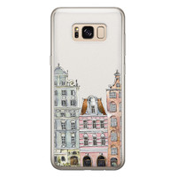 Leuke Telefoonhoesjes Samsung Galaxy S8 siliconen hoesje - Grachtenpandjes