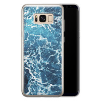 Leuke Telefoonhoesjes Samsung Galaxy S8 siliconen hoesje - Ocean blue