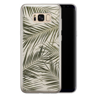 Leuke Telefoonhoesjes Samsung Galaxy S8 siliconen hoesje - Leave me alone