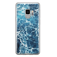 Leuke Telefoonhoesjes Samsung Galaxy S9 siliconen hoesje - Ocean blue