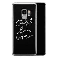 Leuke Telefoonhoesjes Samsung Galaxy S9 siliconen hoesje - C'est la vie