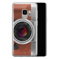 Leuke Telefoonhoesjes Samsung Galaxy S9 siliconen hoesje - Vintage camera