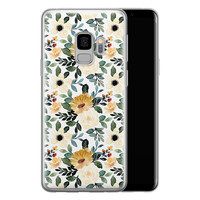 Leuke Telefoonhoesjes Samsung Galaxy S9 siliconen hoesje - Lovely flower