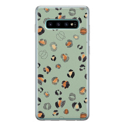 Leuke Telefoonhoesjes Samsung Galaxy S10 siliconen hoesje - Baby leo