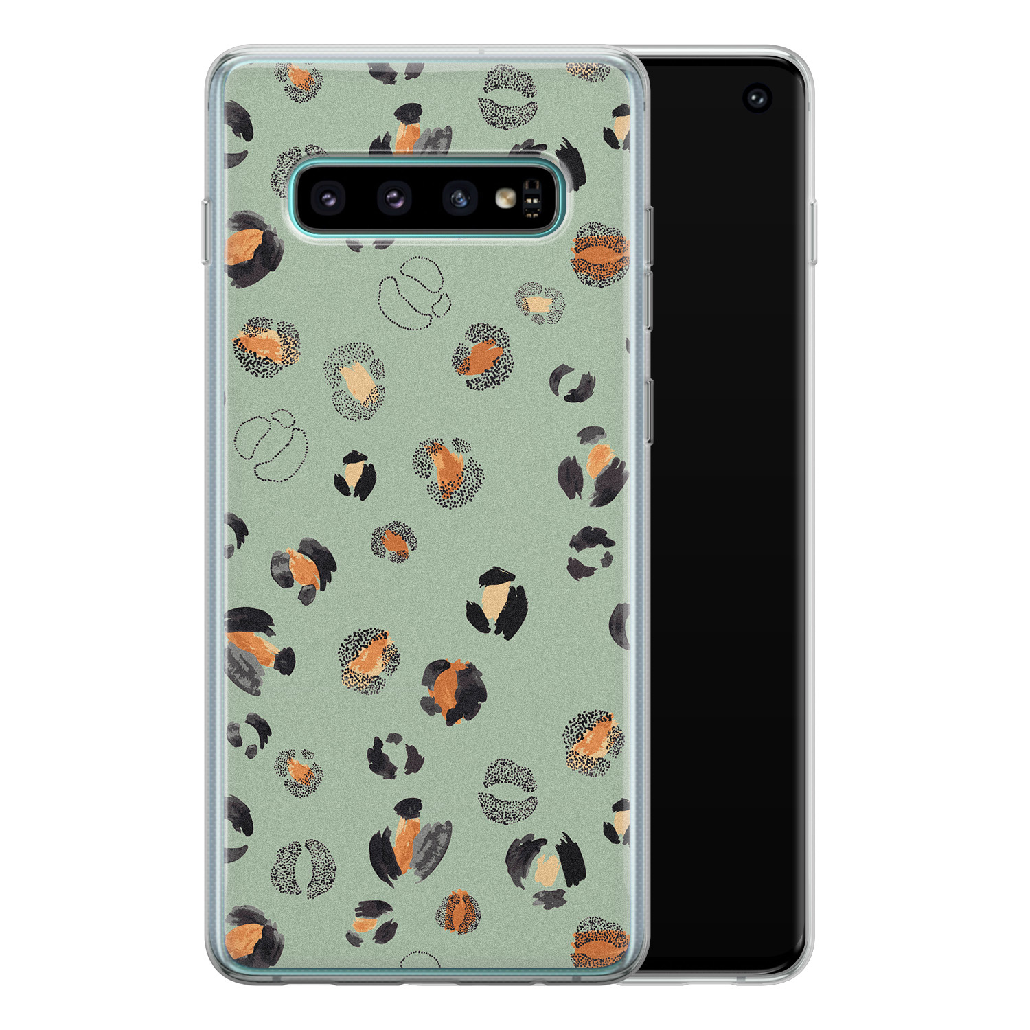 Leuke Telefoonhoesjes Samsung Galaxy S10 siliconen hoesje - Baby leo