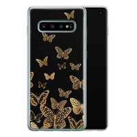 Leuke Telefoonhoesjes Samsung Galaxy S10 siliconen hoesje - Vlinders