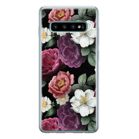Leuke Telefoonhoesjes Samsung Galaxy S10 siliconen hoesje - Bloemenliefde